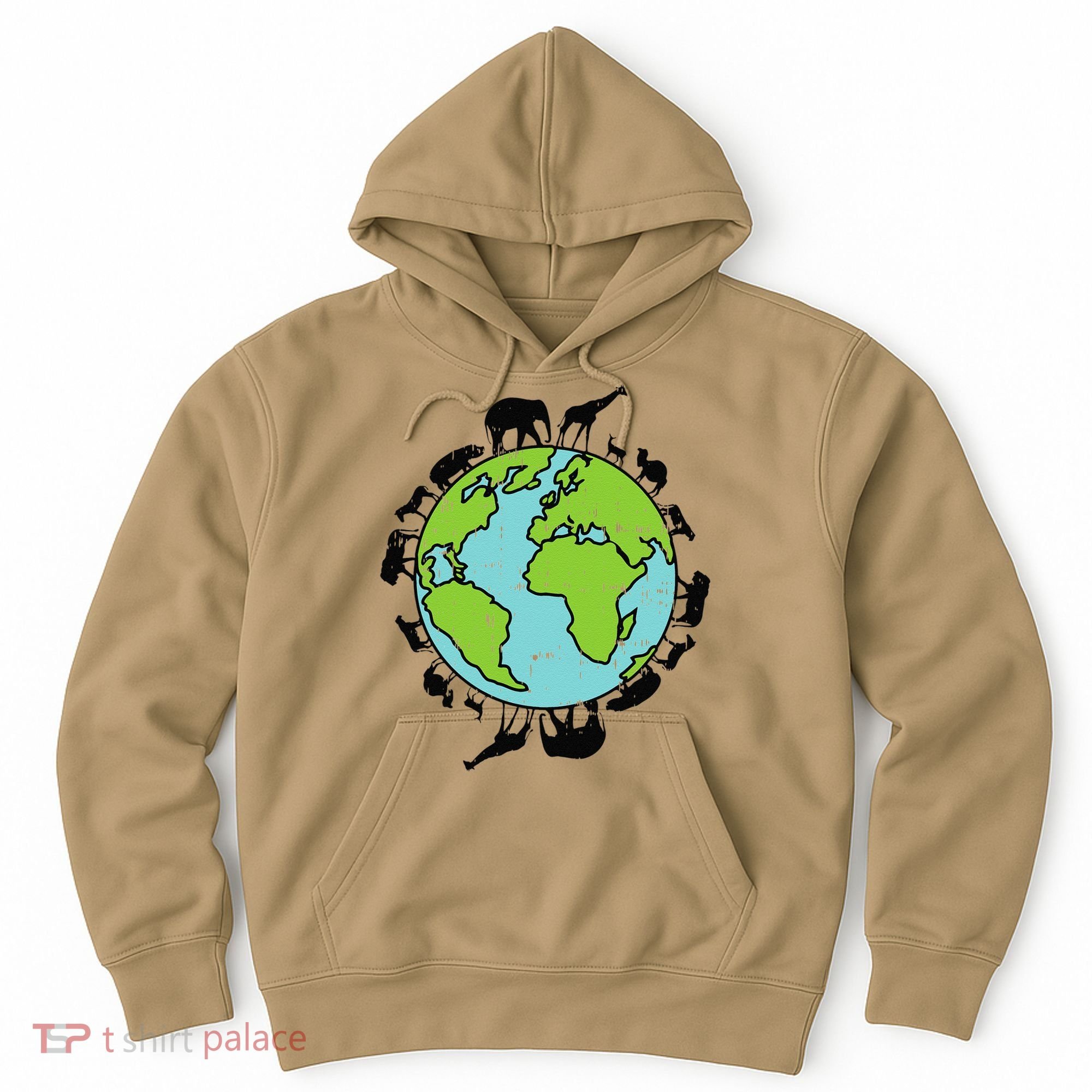 Earth Animals Wildlife Conservation Environmentalist Gift Hoodie