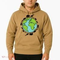 Earth Animals Wildlife Conservation Environmentalist Gift Hoodie thumb 2