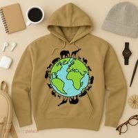 Earth Animals Wildlife Conservation Environmentalist Gift Hoodie thumb 3