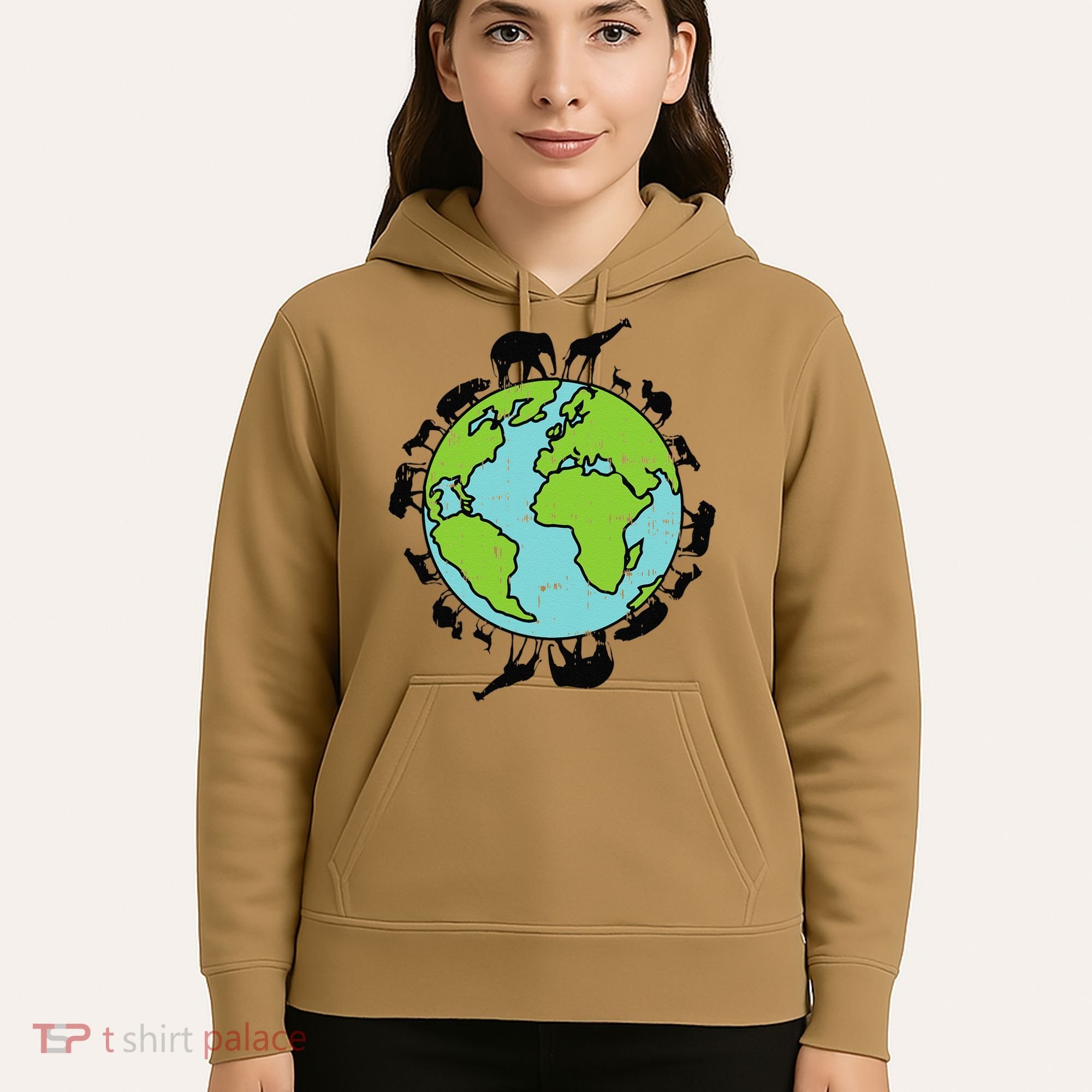 Earth Animals Wildlife Conservation Environmentalist Gift Hoodie