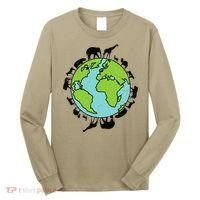 Earth Animals Wildlife Conservation Environmentalist Gift Long Sleeve Shirt thumb 0