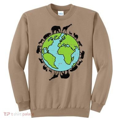Earth Animals Wildlife Conservation Environmentalist Gift Sweatshirt