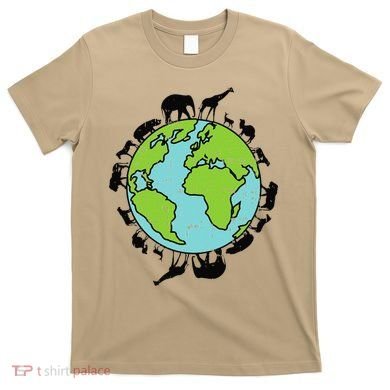 Earth Animals Wildlife Conservation Environmentalist Gift T-Shirt