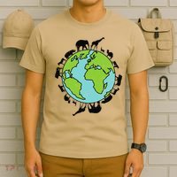 Earth Animals Wildlife Conservation Environmentalist Gift T-Shirt thumb 6