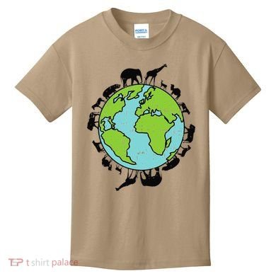 Earth Animals Wildlife Conservation Environmentalist Gift Kids T-Shirt