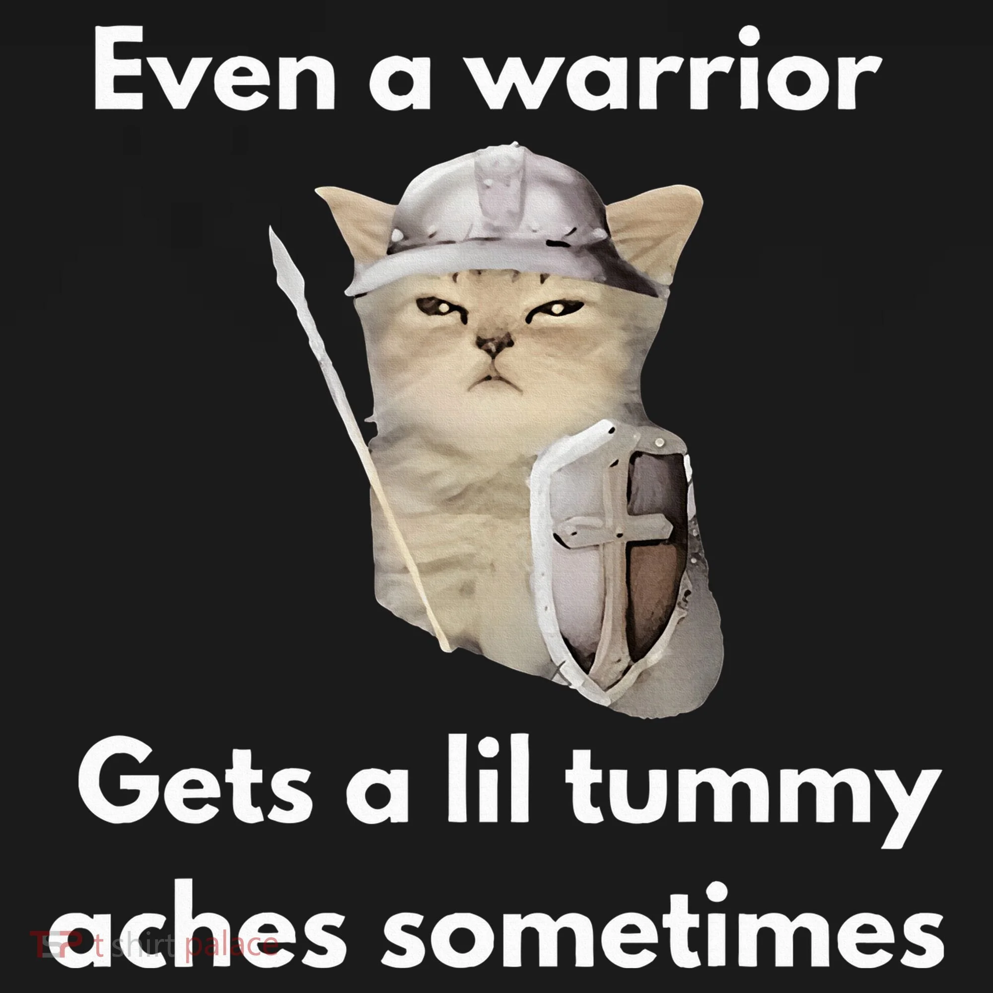Even A Warrior Gets A Lil Tummy Aches Sometimes Hoodie
