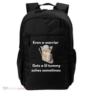 Even A Warrior Gets A Lil Tummy Aches Sometimes Backpack