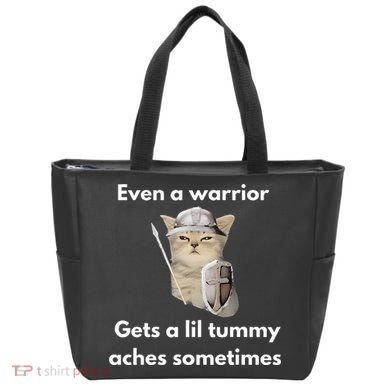 Even A Warrior Gets A Lil Tummy Aches Sometimes Tote Bag