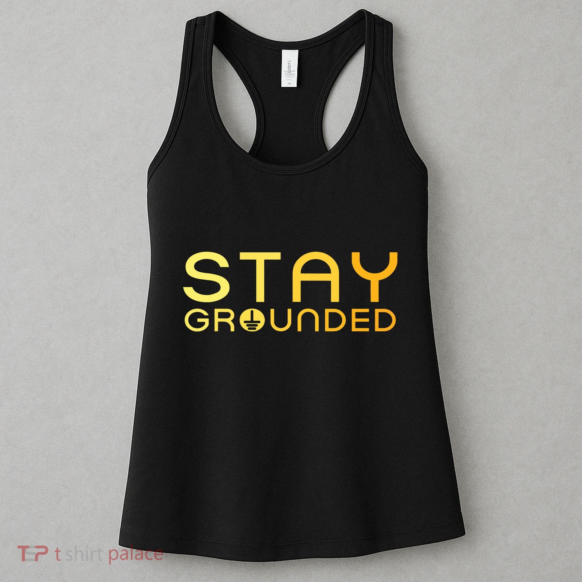 Electrician Art Women Electrical Engineer Stay Grounded Women's Tank Top