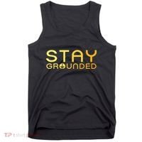 Electrician Art Women Electrical Engineer Stay Grounded Tank Top thumb 0