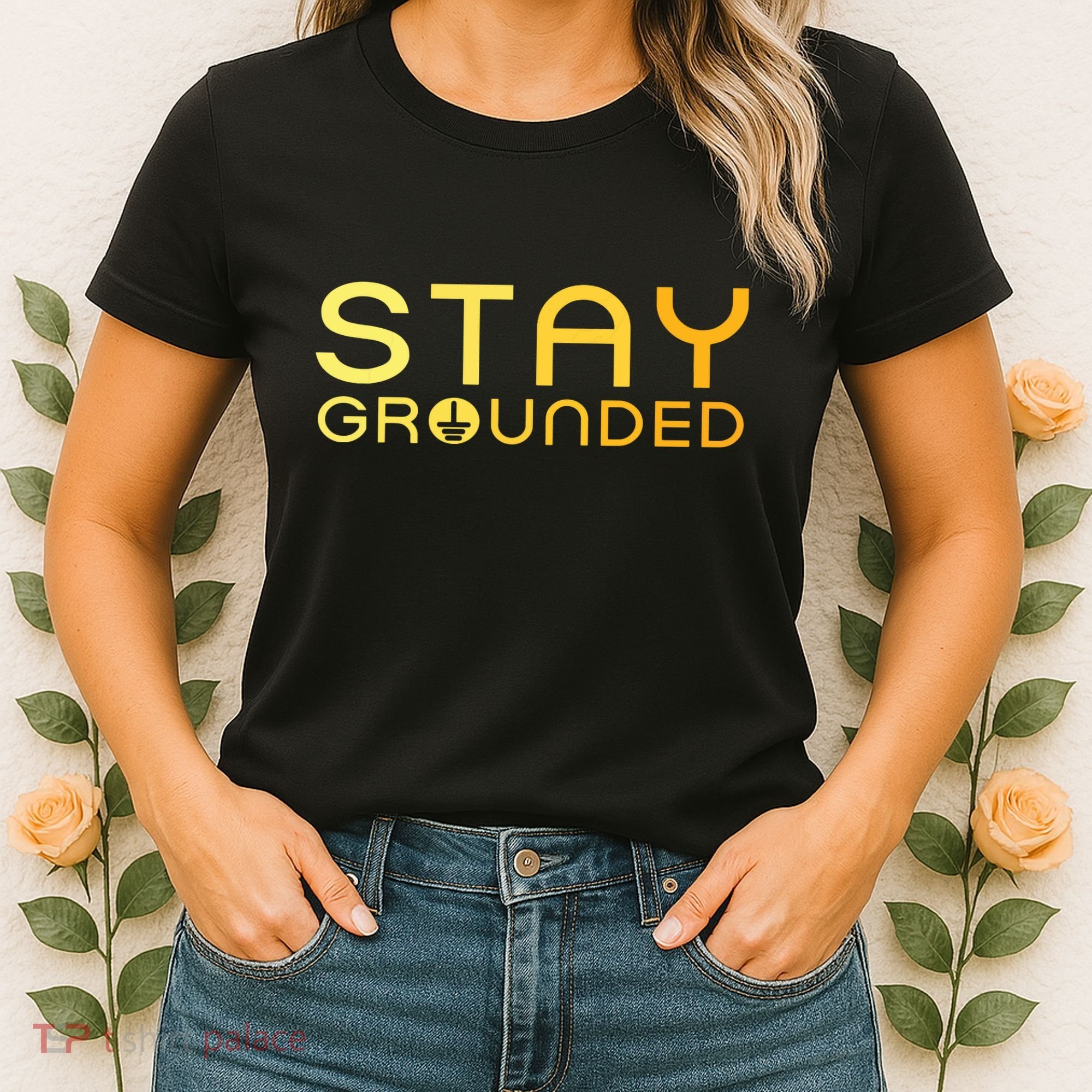 Electrician Art Women Electrical Engineer Stay Grounded Women's T-Shirt
