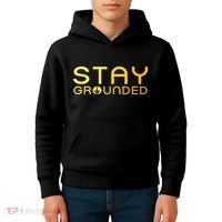 Electrician Art Women Electrical Engineer Stay Grounded Kids Hoodie thumb 4