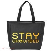 Electrician Art Women Electrical Engineer Stay Grounded Tote Bag thumb 0