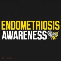 Endometriosis Awareness Yellow Ribbon Sweatshirt thumb 3