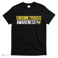 Endometriosis Awareness Yellow Ribbon T-Shirt thumb 0