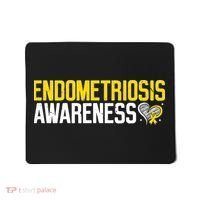 Endometriosis Awareness Yellow Ribbon Mousepad thumb 0