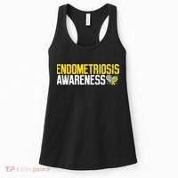 Endometriosis Awareness Yellow Ribbon Women's Tank Top thumb 0