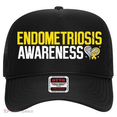 Endometriosis Awareness Yellow Ribbon Hat