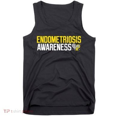 Endometriosis Awareness Yellow Ribbon Tank Top