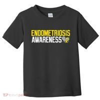 Endometriosis Awareness Yellow Ribbon Toddler T-Shirt thumb 0