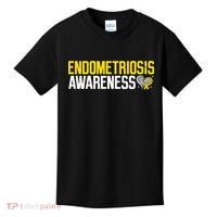 Endometriosis Awareness Yellow Ribbon Kids T-Shirt thumb 0