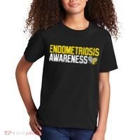 Endometriosis Awareness Yellow Ribbon Kids T-Shirt thumb 2