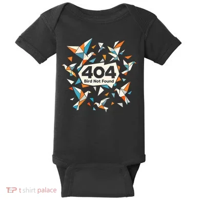 Error Bird 404 Not Found Baby Bodysuit