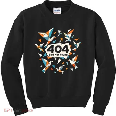 Error Bird 404 Not Found Kids Sweatshirt