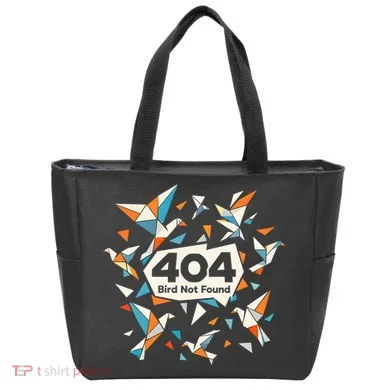 Error Bird 404 Not Found Tote Bag