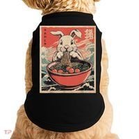 Easter Bunny Anime Ramen Tees Japanese Kawaii Funny Graphic  Doggie Tank thumb 0