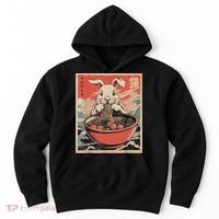 Easter Bunny Anime Ramen Tees Japanese Kawaii Funny Graphic  Hoodie thumb 0