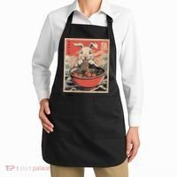 Easter Bunny Anime Ramen Tees Japanese Kawaii Funny Graphic  Apron thumb 2