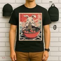 Easter Bunny Anime Ramen Tees Japanese Kawaii Funny Graphic  T-Shirt thumb 6