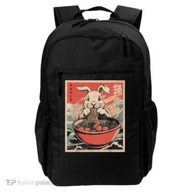 Easter Bunny Anime Ramen Tees Japanese Kawaii Funny Graphic  Backpack