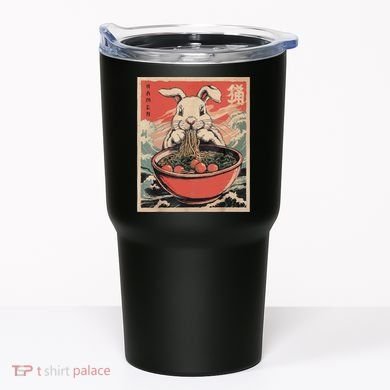 Easter Bunny Anime Ramen Tees Japanese Kawaii Funny Graphic  Tumbler
