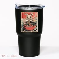 Easter Bunny Anime Ramen Tees Japanese Kawaii Funny Graphic  Tumbler thumb 0