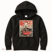 Easter Bunny Anime Ramen Tees Japanese Kawaii Funny Graphic  Kids Hoodie thumb 0