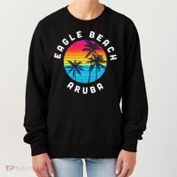 Eagle Beach Aruba Vacation Souvenir Sunset Beach Women's Sweatshirt thumb 0