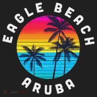Eagle Beach Aruba Vacation Souvenir Sunset Beach Women's Sweatshirt thumb 2