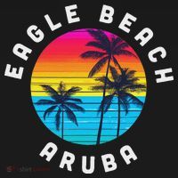 Eagle Beach Aruba Vacation Souvenir Sunset Beach Hoodie thumb 2