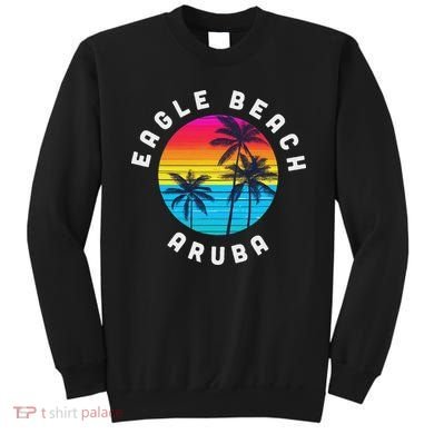 Eagle Beach Aruba Vacation Souvenir Sunset Beach Sweatshirt