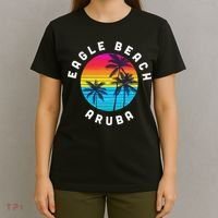 Eagle Beach Aruba Vacation Souvenir Sunset Beach T-Shirt thumb 4