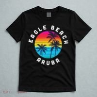 Eagle Beach Aruba Vacation Souvenir Sunset Beach T-Shirt thumb 5