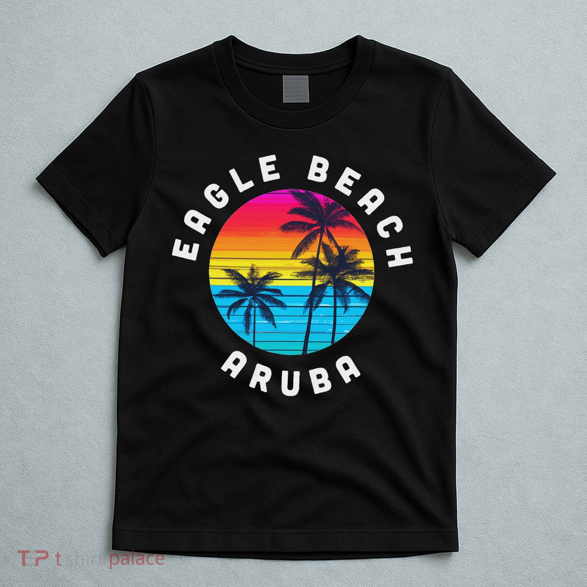 Eagle Beach Aruba Vacation Souvenir Sunset Beach T-Shirt