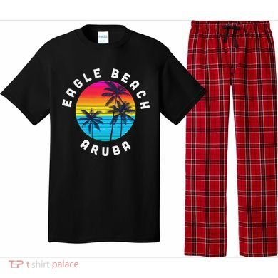 Eagle Beach Aruba Vacation Souvenir Sunset Beach Pajama Set