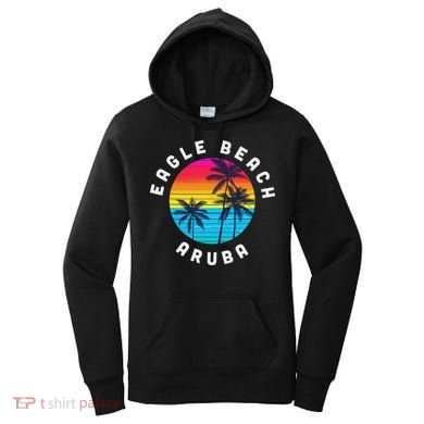 Eagle Beach Aruba Vacation Souvenir Sunset Beach Women's Hoodie