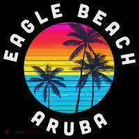 Eagle Beach Aruba Vacation Souvenir Sunset Beach Mousepad thumb 1