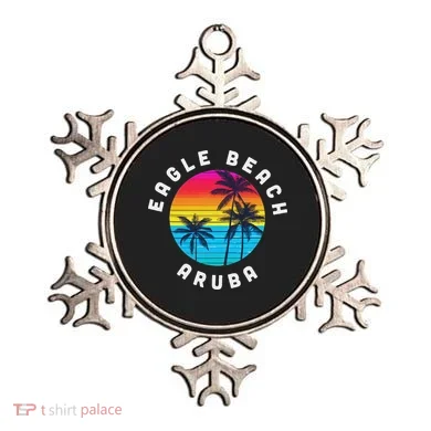 Eagle Beach Aruba Vacation Souvenir Sunset Beach Ornament