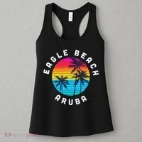Eagle Beach Aruba Vacation Souvenir Sunset Beach Women's Tank Top thumb 3