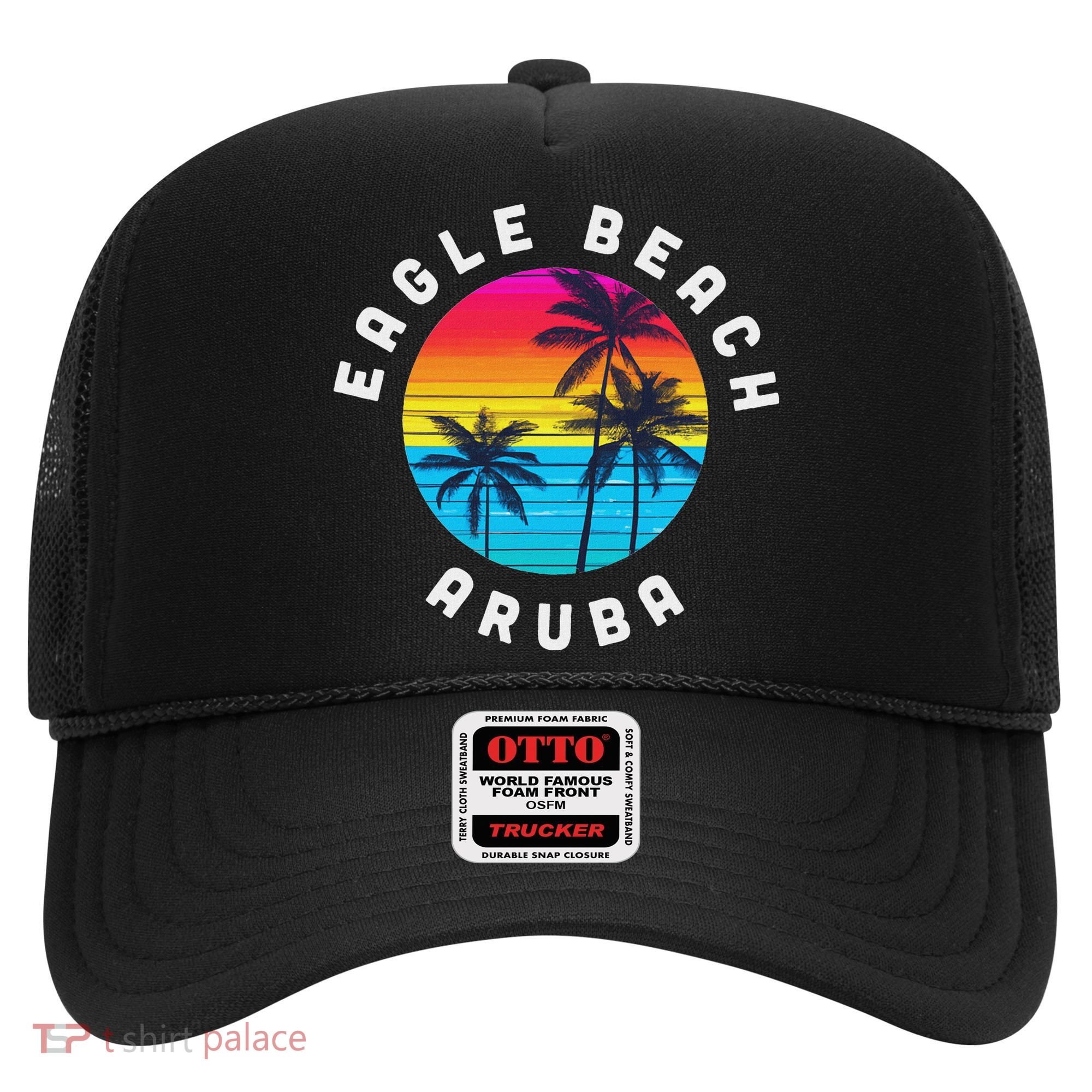 Eagle Beach Aruba Vacation Souvenir Sunset Beach Hat